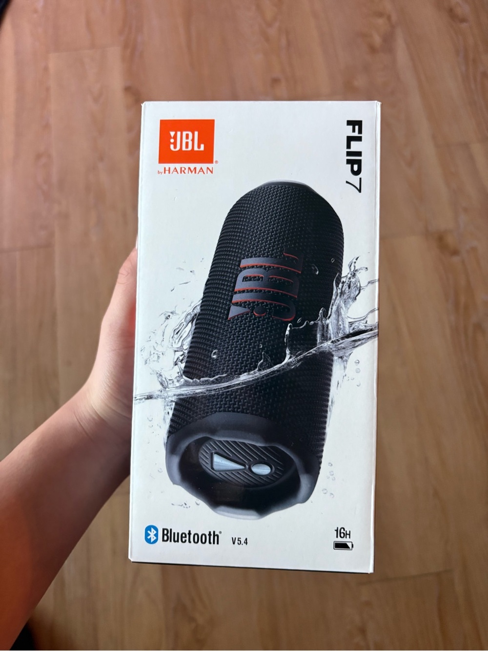 JBL Flip 7 Portable Bluetooth Speaker - Black